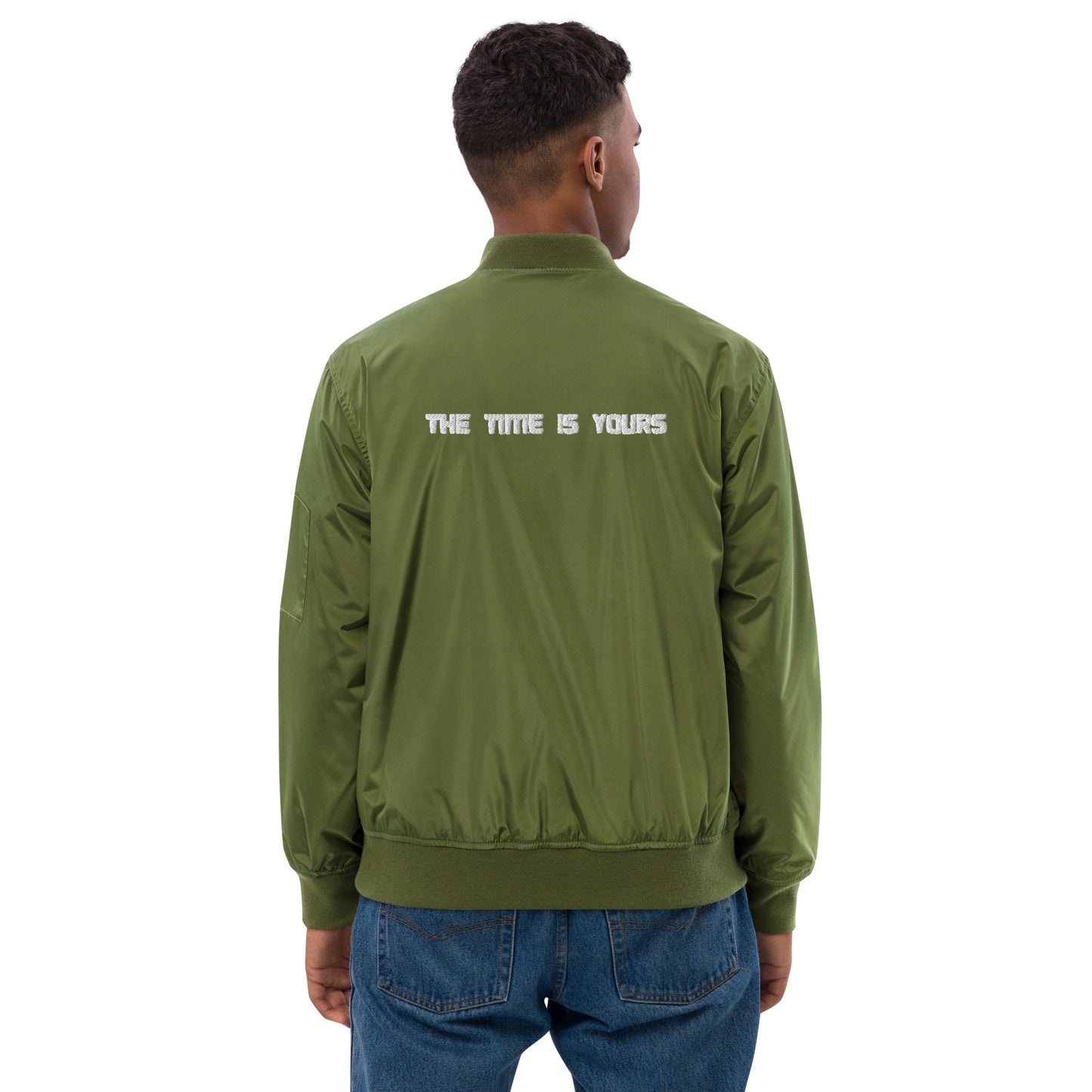 Bomber jacket (lettering)