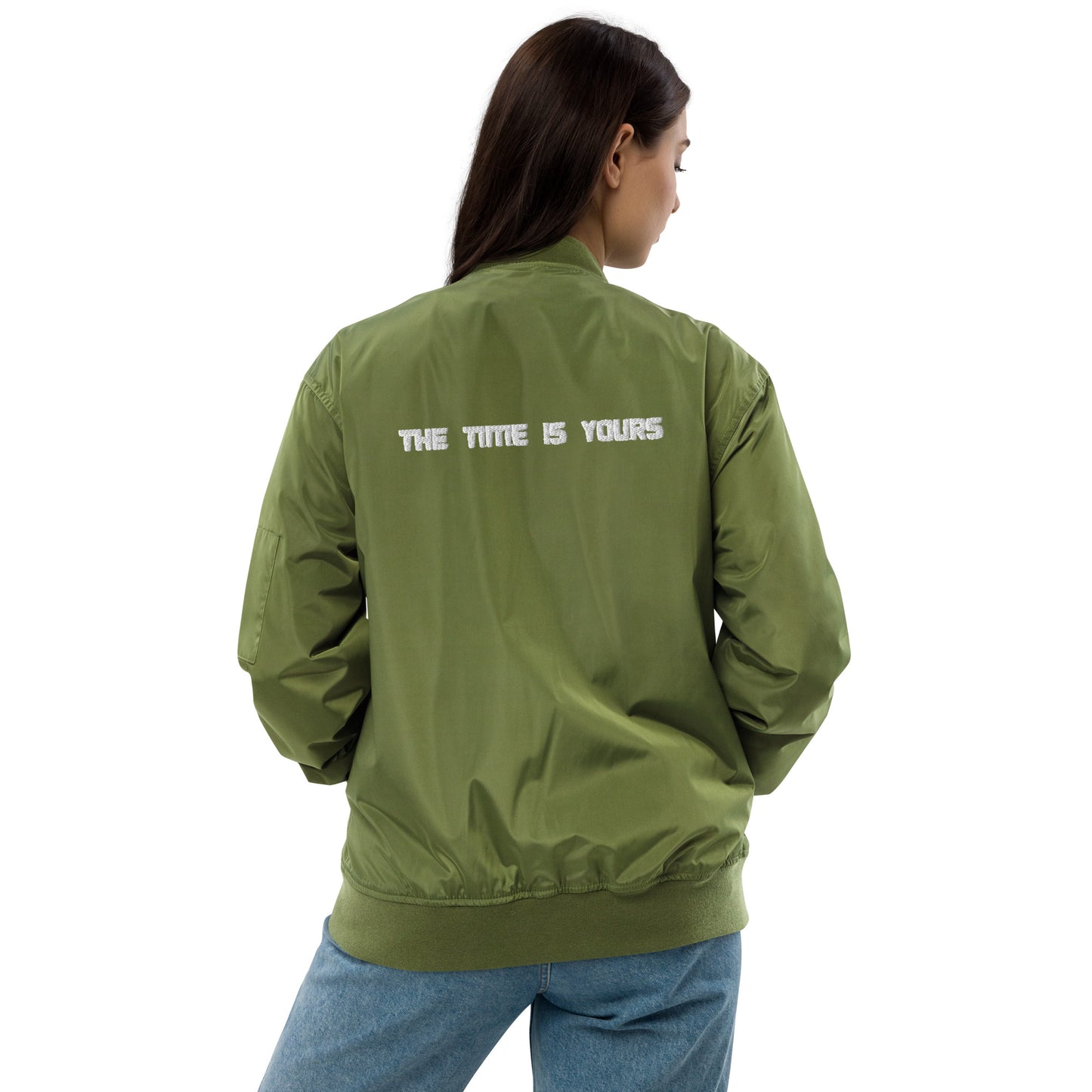 Bomber jacket (lettering)