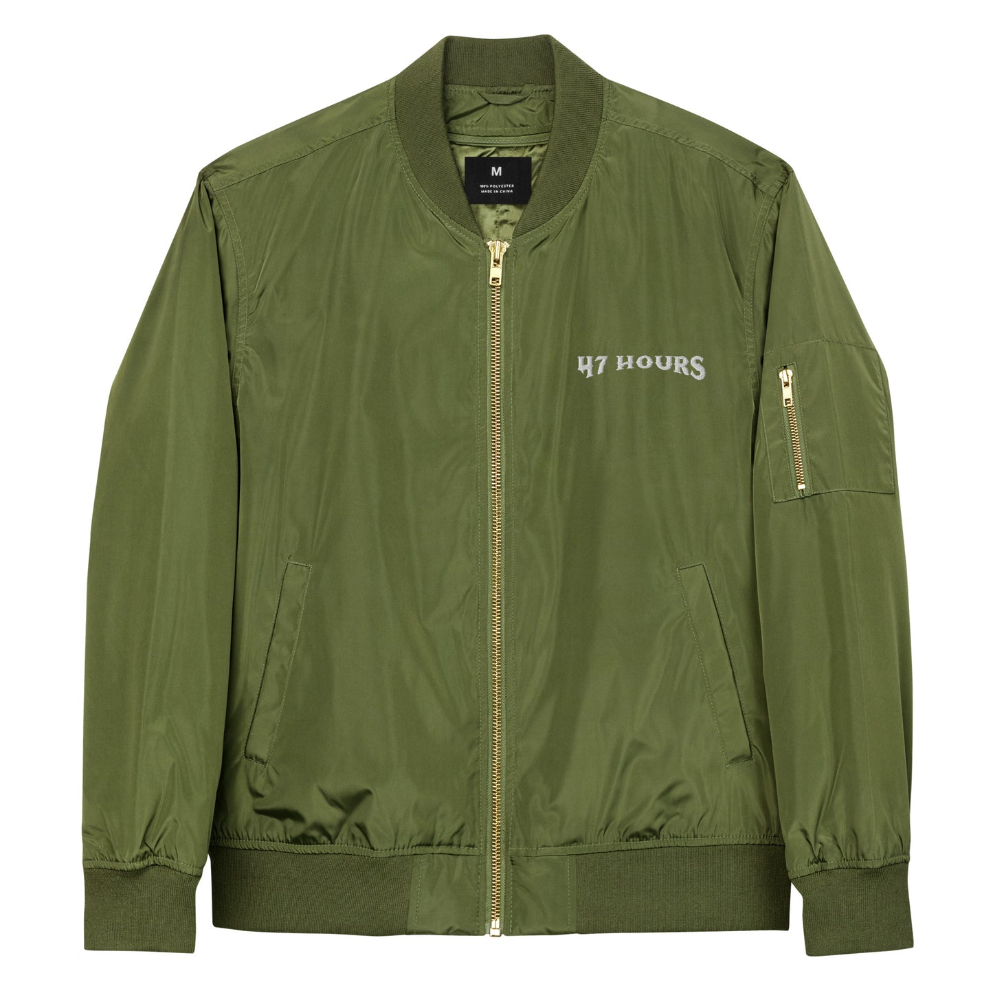 Bomber jacket (lettering)