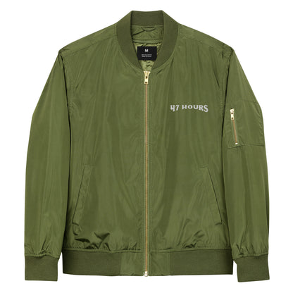 Bomber jacket (lettering)