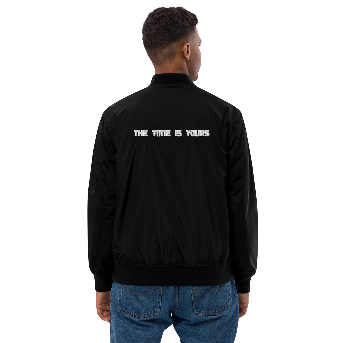 Bomber jacket (lettering)