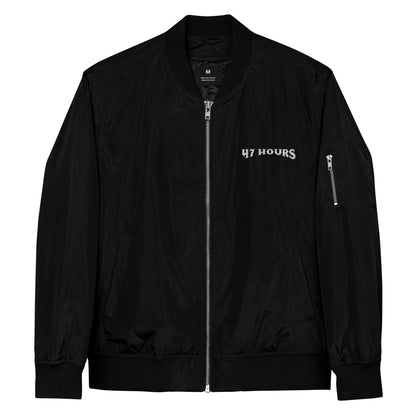 Bomber jacket (lettering)