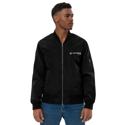 Bomber jacket (lettering)