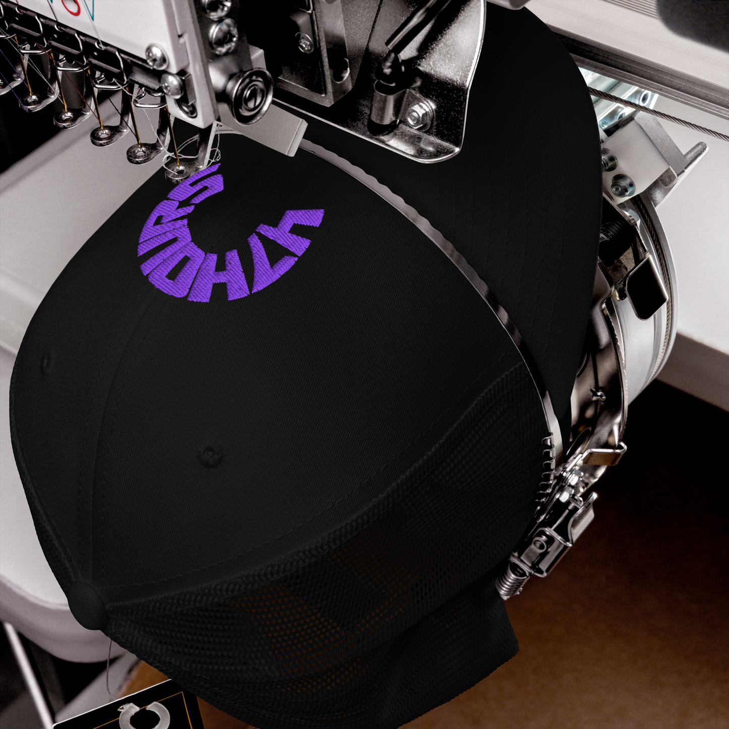 Trucker Cap [ Purple Knit ]