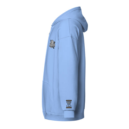 Oversize Zip Hoodie (Baby Blue)