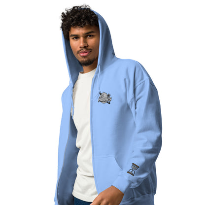 Oversize Zip Hoodie (Baby Blue)