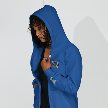 Oversize Zip Hoodie (Dark Blue)