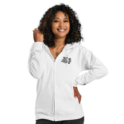 Oversize Zip Hoodie (White)