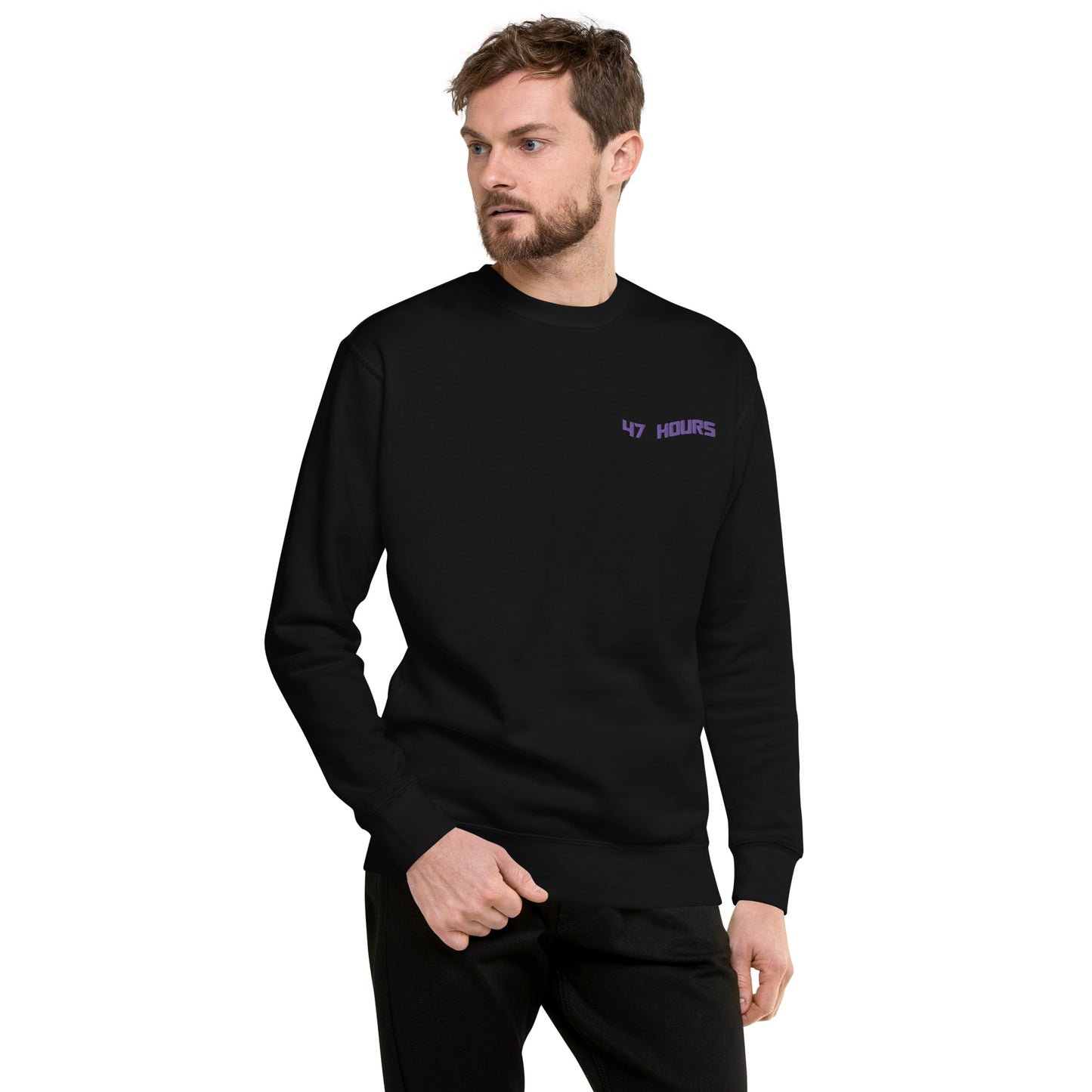 Sweater (Black/Purple)